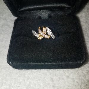 Sterling silver breast awareness ring